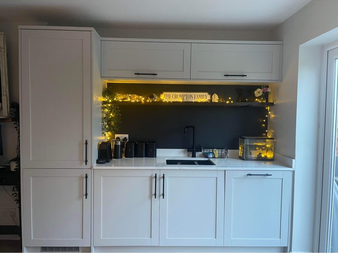 PD Granite Doncaster Florence Quartz Kitchen Installation Matching Windowsill