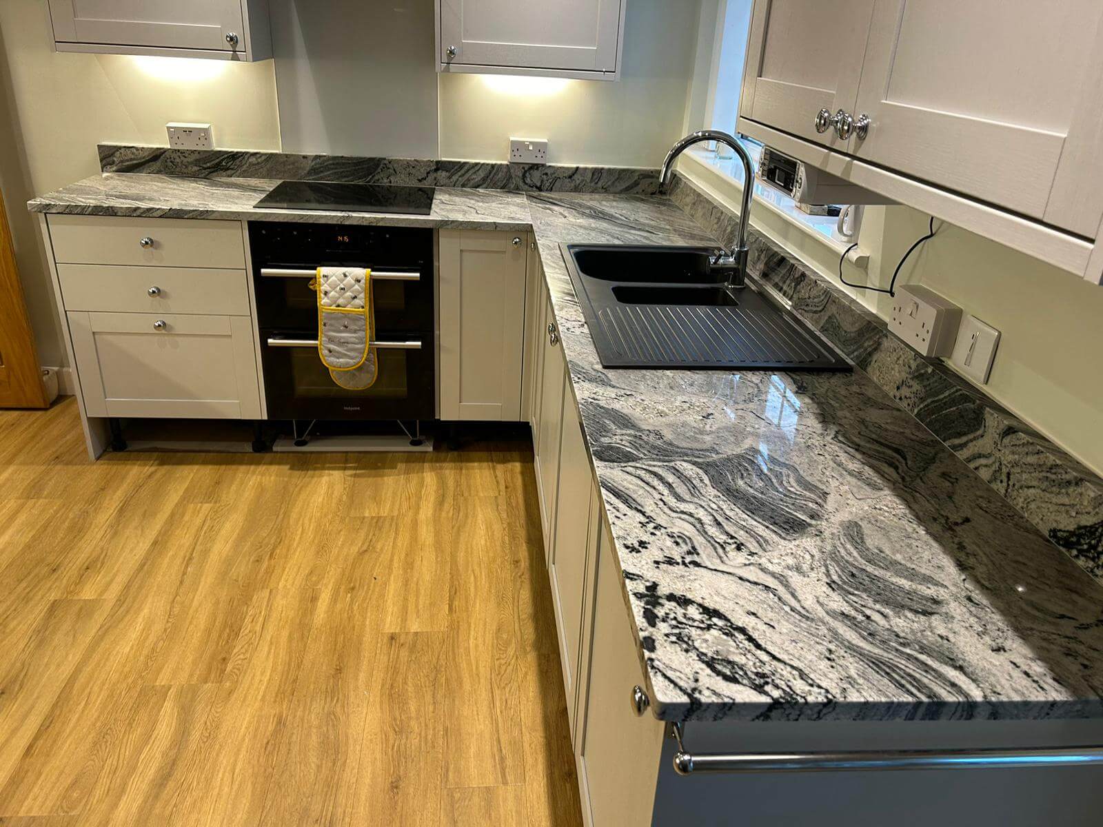 PD Granite Doncaster Antarctic White Kitchen Worktops