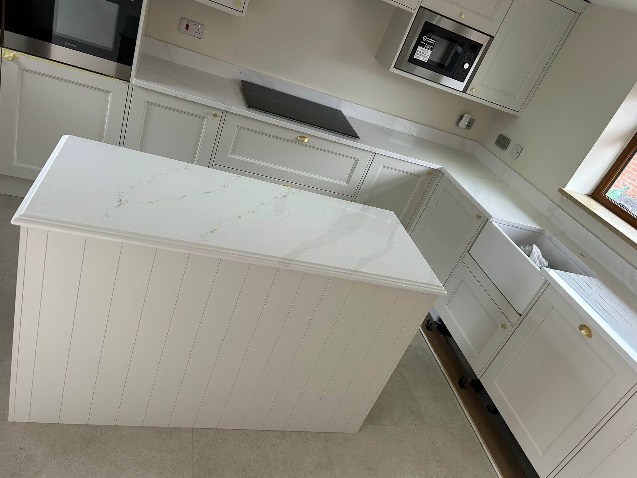 PD Granite Doncaster Tuscany Quartz Kitchen Worktops Island