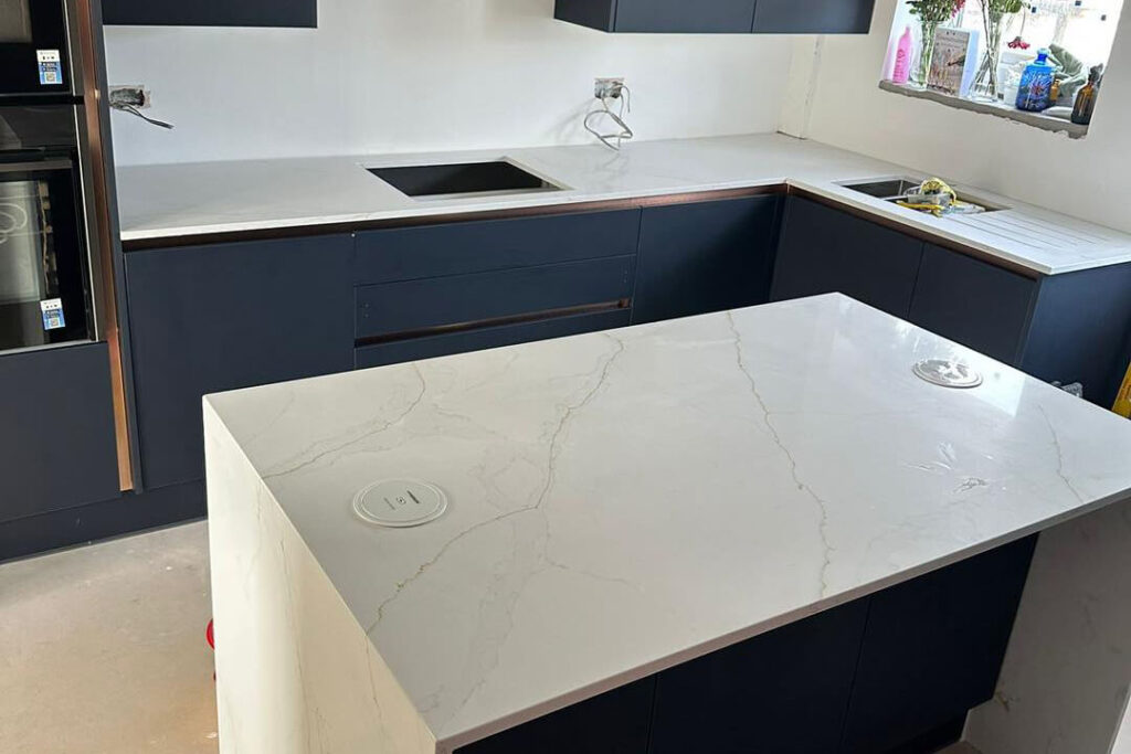 Calacatta Oro Quartz Kitchen Worktops Armthorpe Doncaster PD Granite