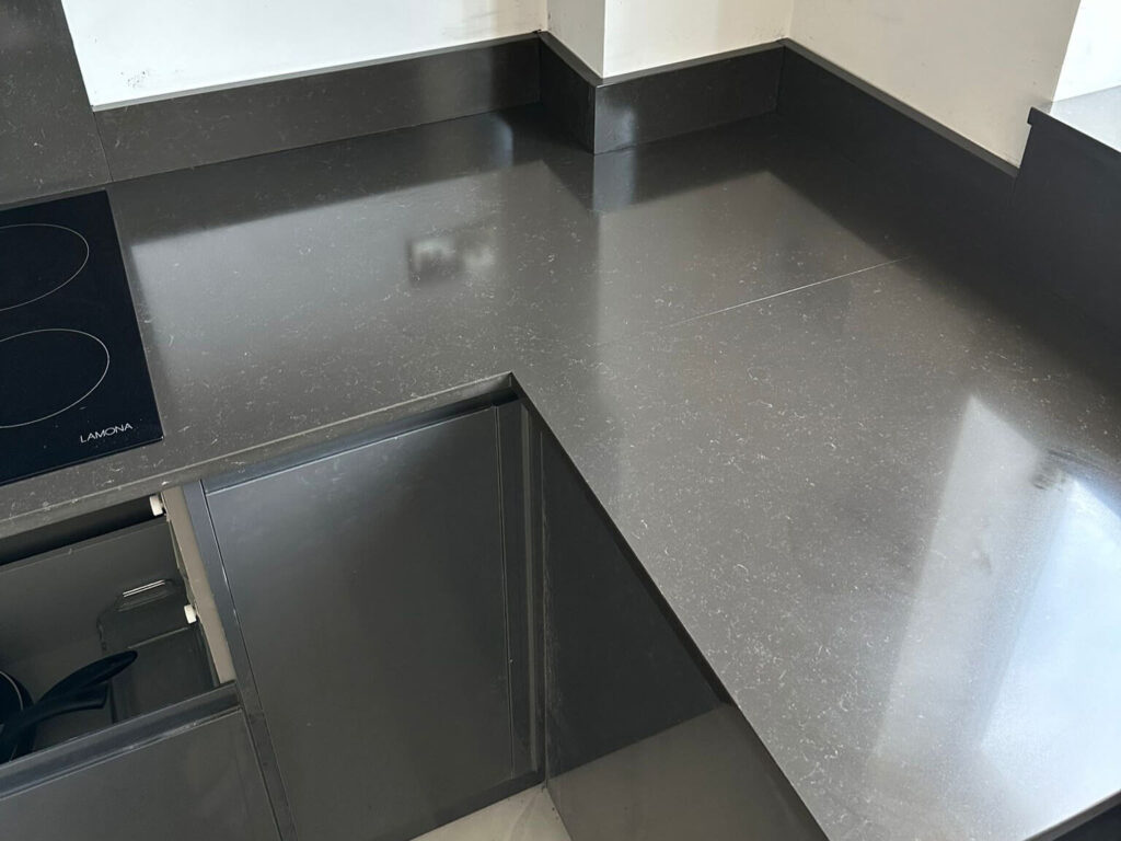 Pietra Grey Quartz Kitchen Worktops Dunscroft Doncaster PD Granite