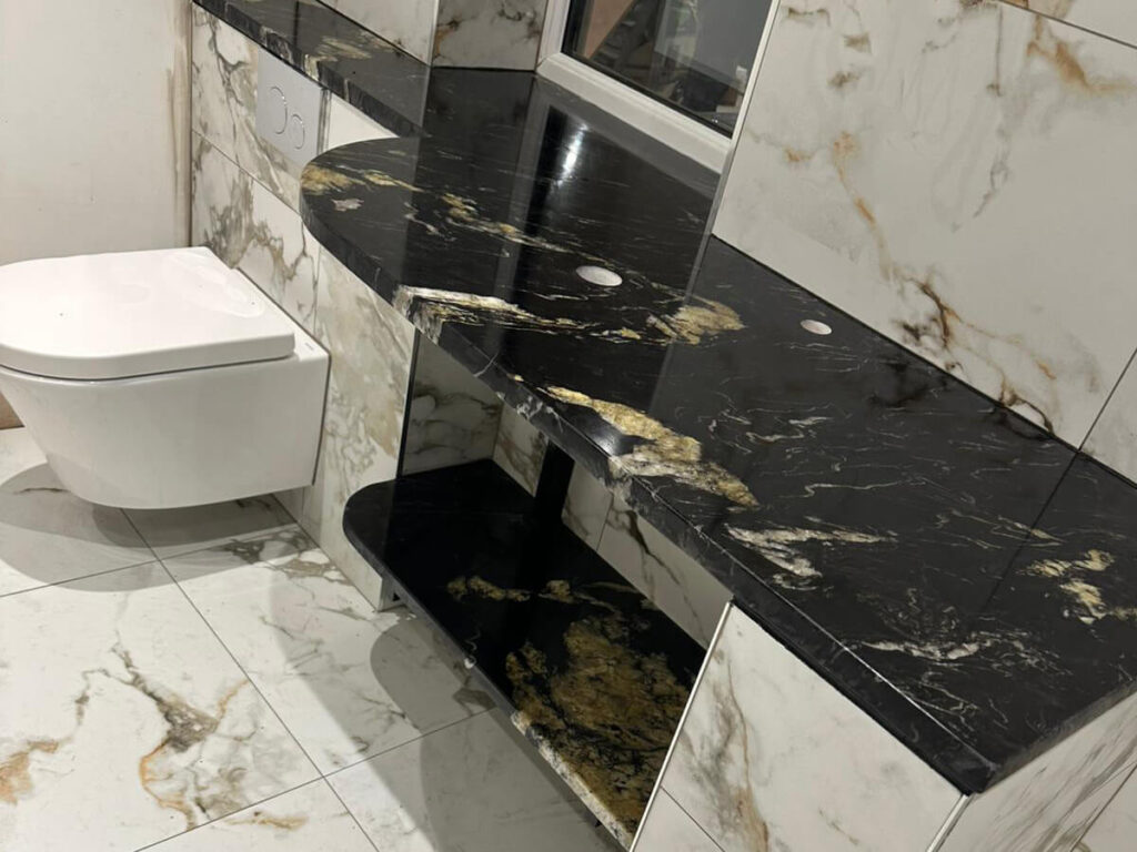 Matrix Gold Granite Bathroom Fantasy Brown Worktops Kitchens Quartz Doncaster