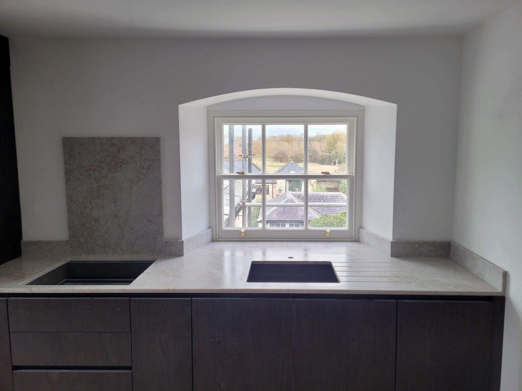 Yuma Honed Quartz Kitchen Worktops Installed Owston Doncaster PD Granite