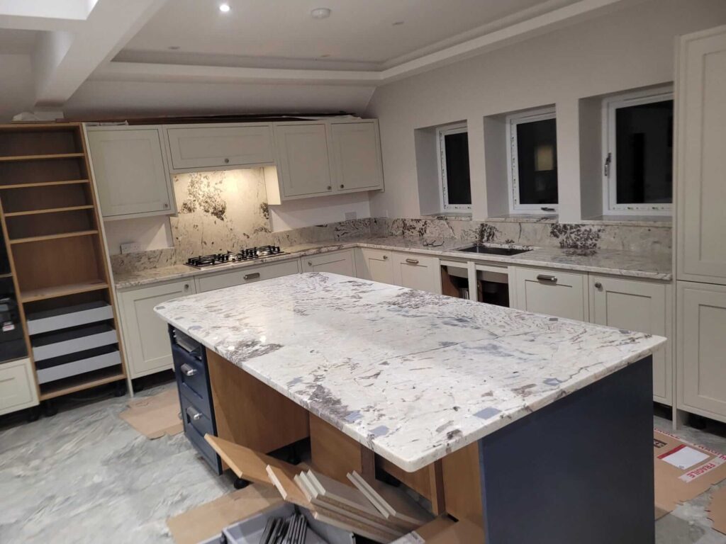Calacatta Quartz Kitchen Worktops Scawthorpe Doncaster PD Granite