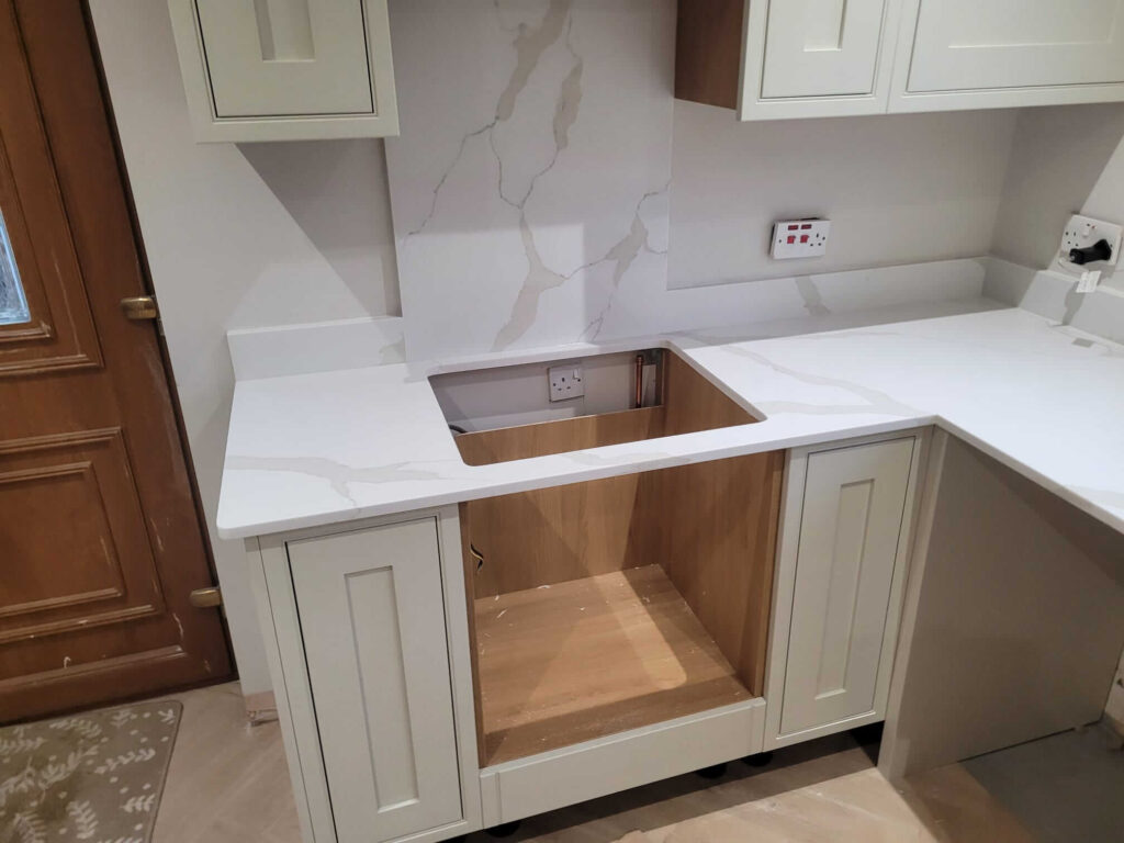 Crystal Cream Granite Kitchen Worktops Bessacarr Doncaster PD Granite