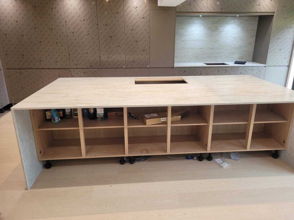 Perla Venata Quartz Kitchen Worktops Edenthorpe Doncaster PD Granite